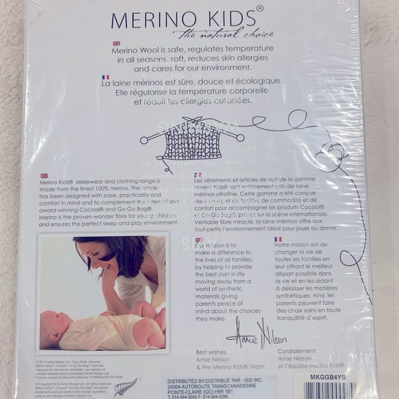 Merino Kids Go Go Bag Standard Weight 2-4 yearsNEW - Picture 2 of 10